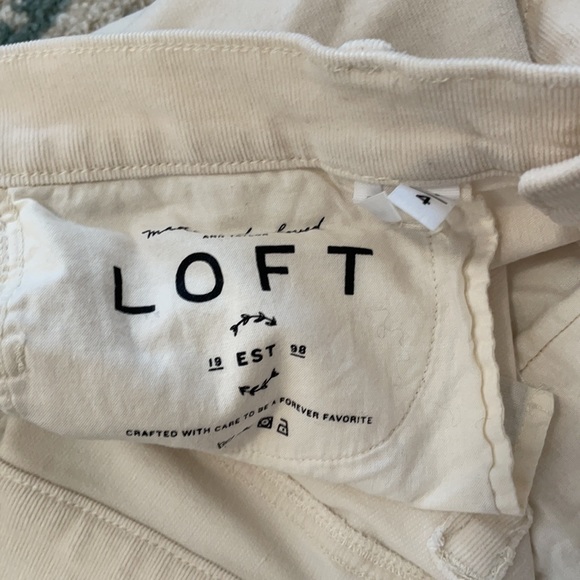 Cream corduroy loft pants - Picture 4 of 4